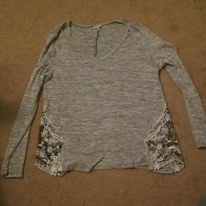 Charlotte Russe Gray Sweater
